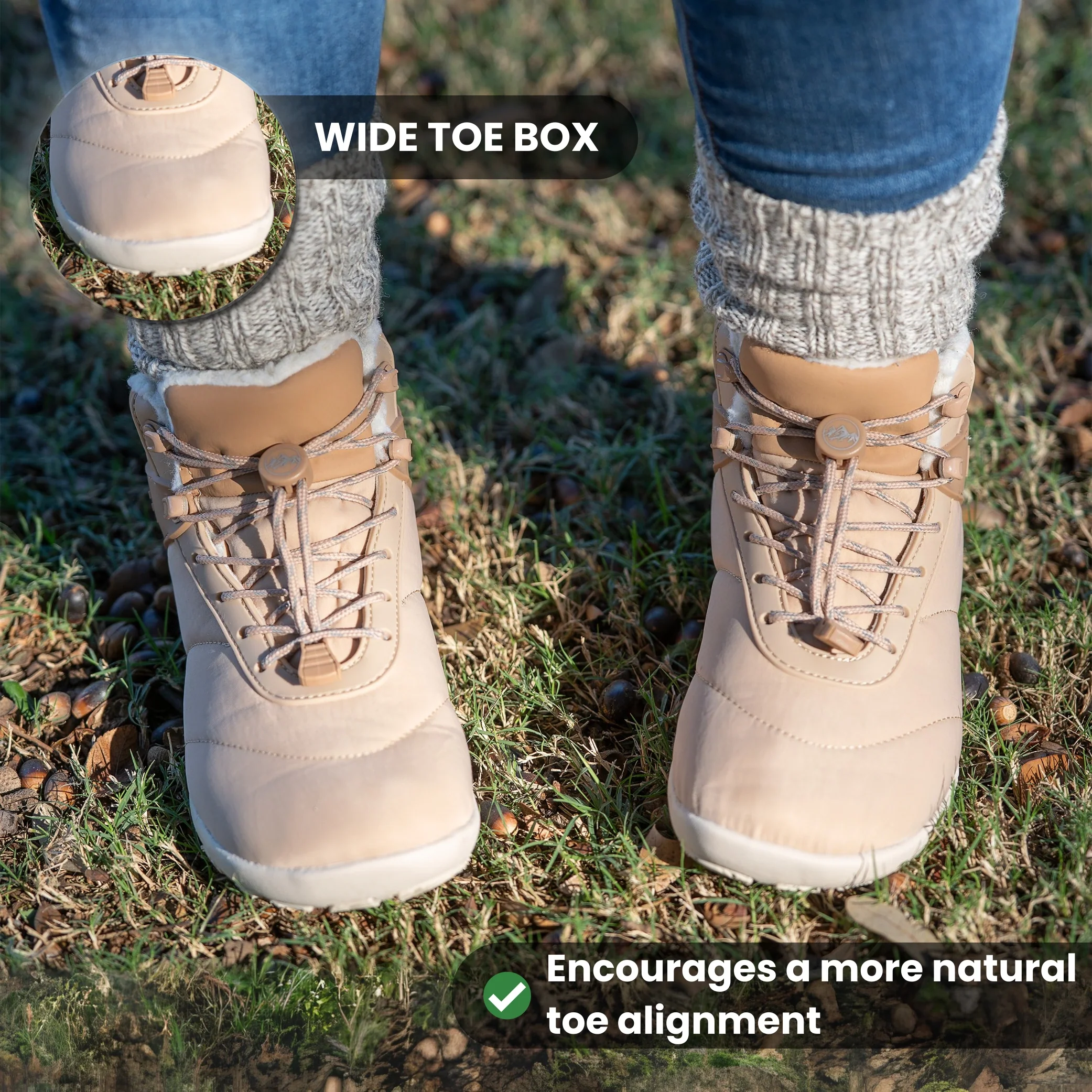 HF Azura – Ergonomic & Supportive Winter Barefoot Shoes (Unisex) - 图片 6