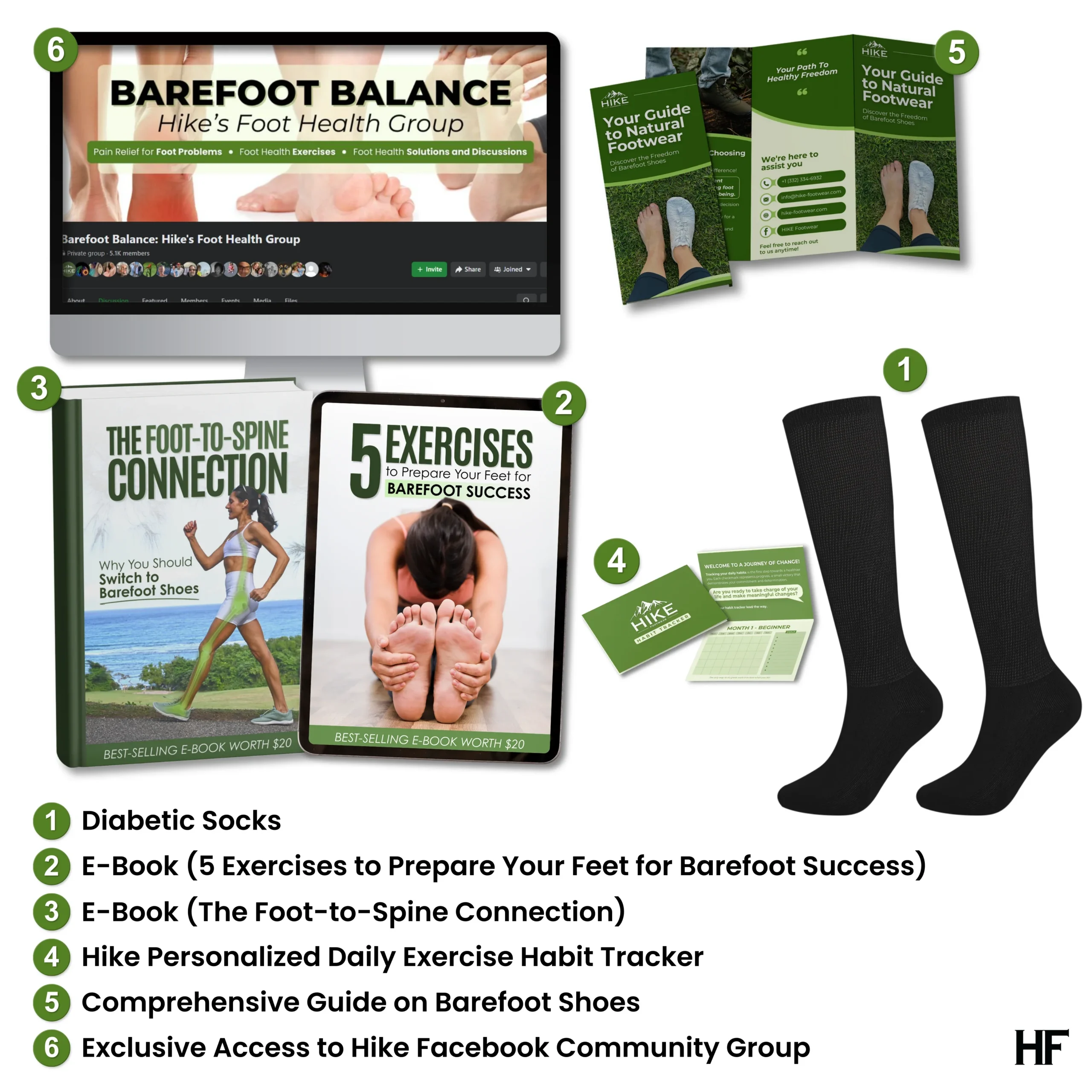 HF Diabetic Comfort Socks - Moisture-Wicking Technology for Enhanced Blood Circulation - 图片 7