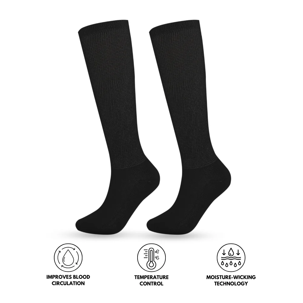 HF Diabetic Comfort Socks - Moisture-Wicking Technology for Enhanced Blood Circulation - 图片 2