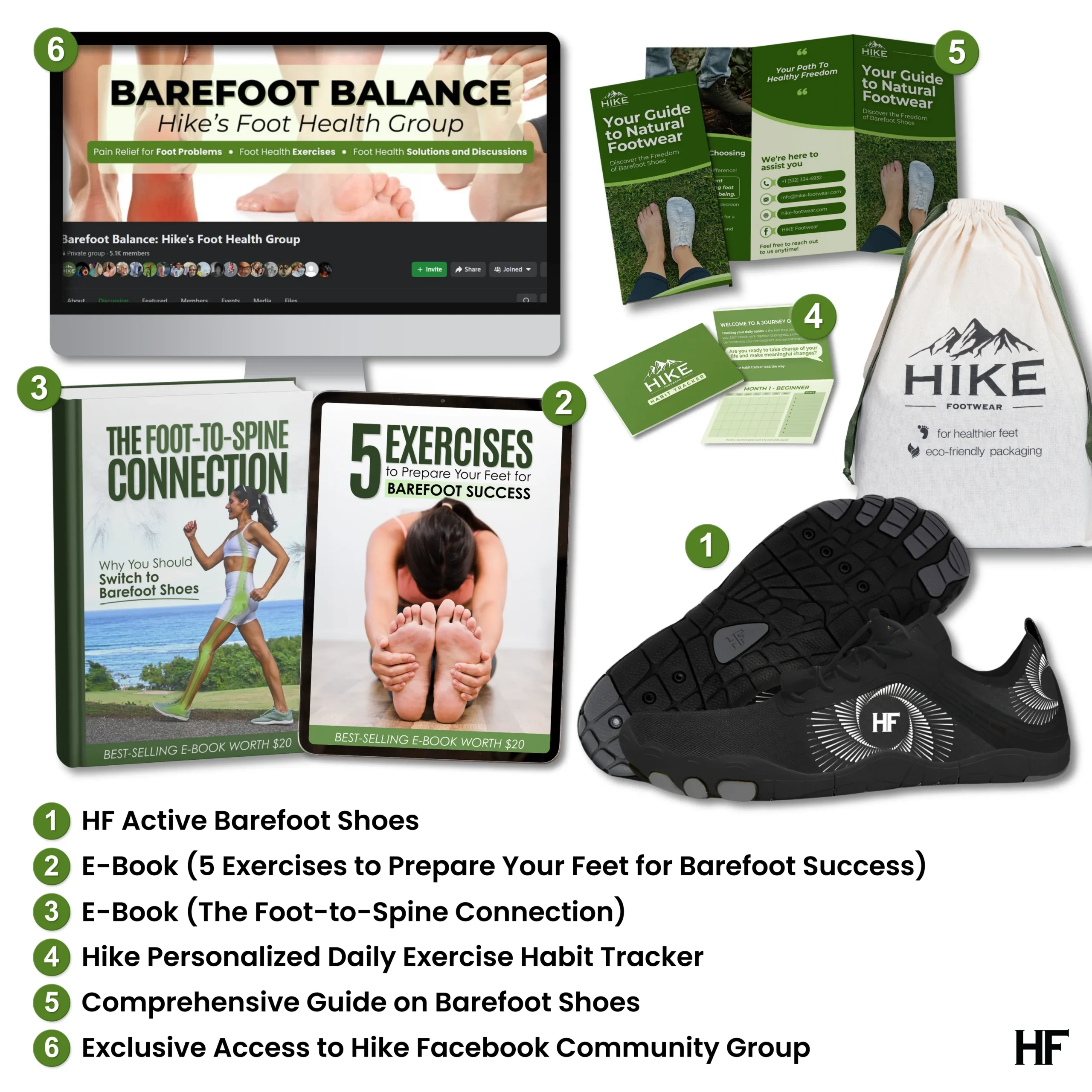 HF Active - Active Lifestyle & Pain Relief Barefoot Shoes (Unisex) - 图片 5