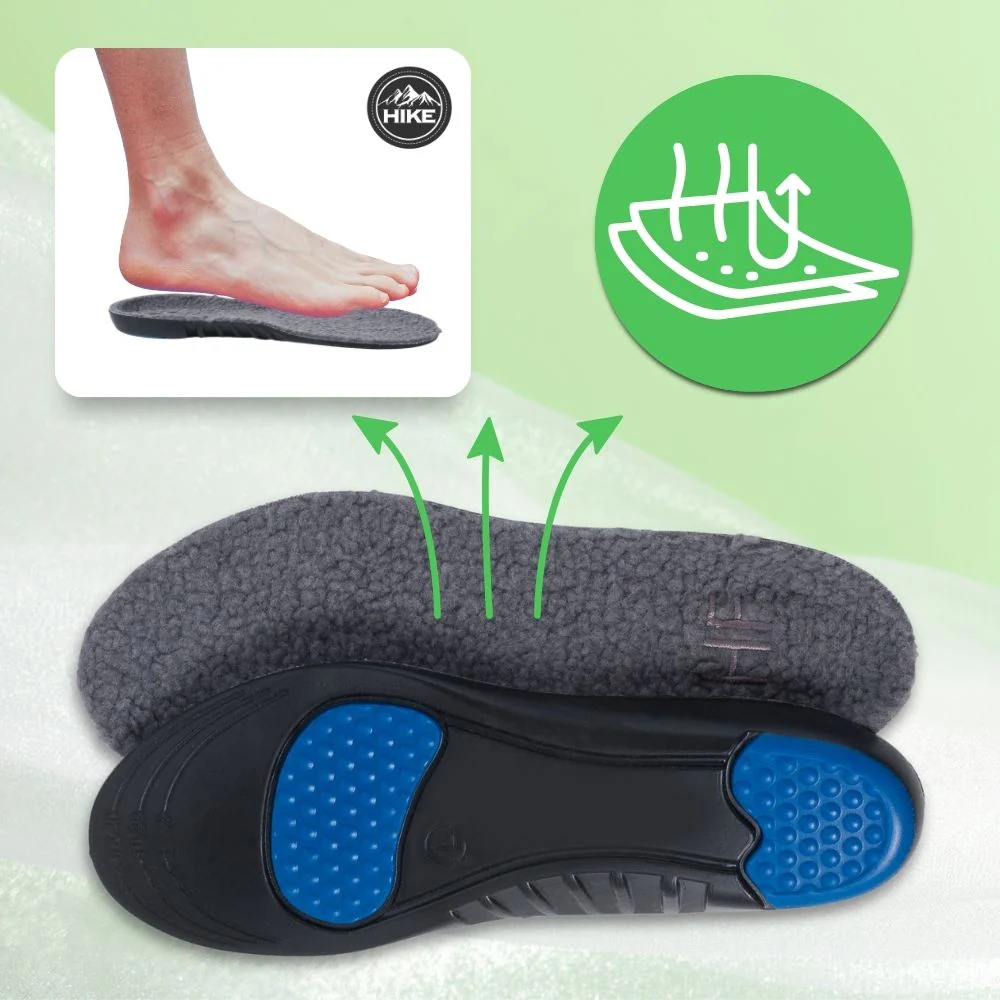 HIKE® Winter Orthopedic Insoles - Warm, Shock-absorbing, Pain-relieving Foot Pads - 图片 10