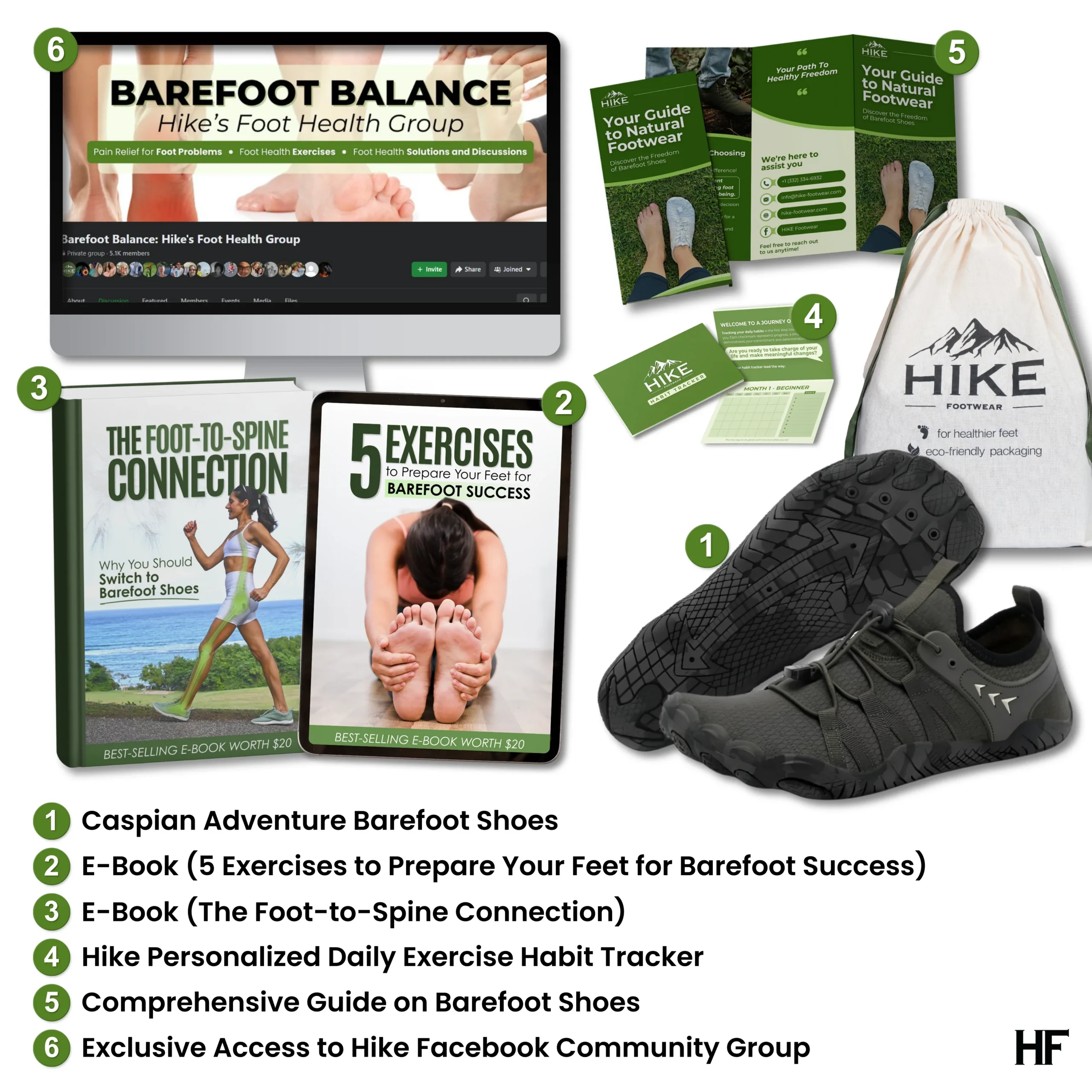 Caspian Adventure - Outdoor & Non-slip Barefoot Shoes (Unisex) - 图片 5