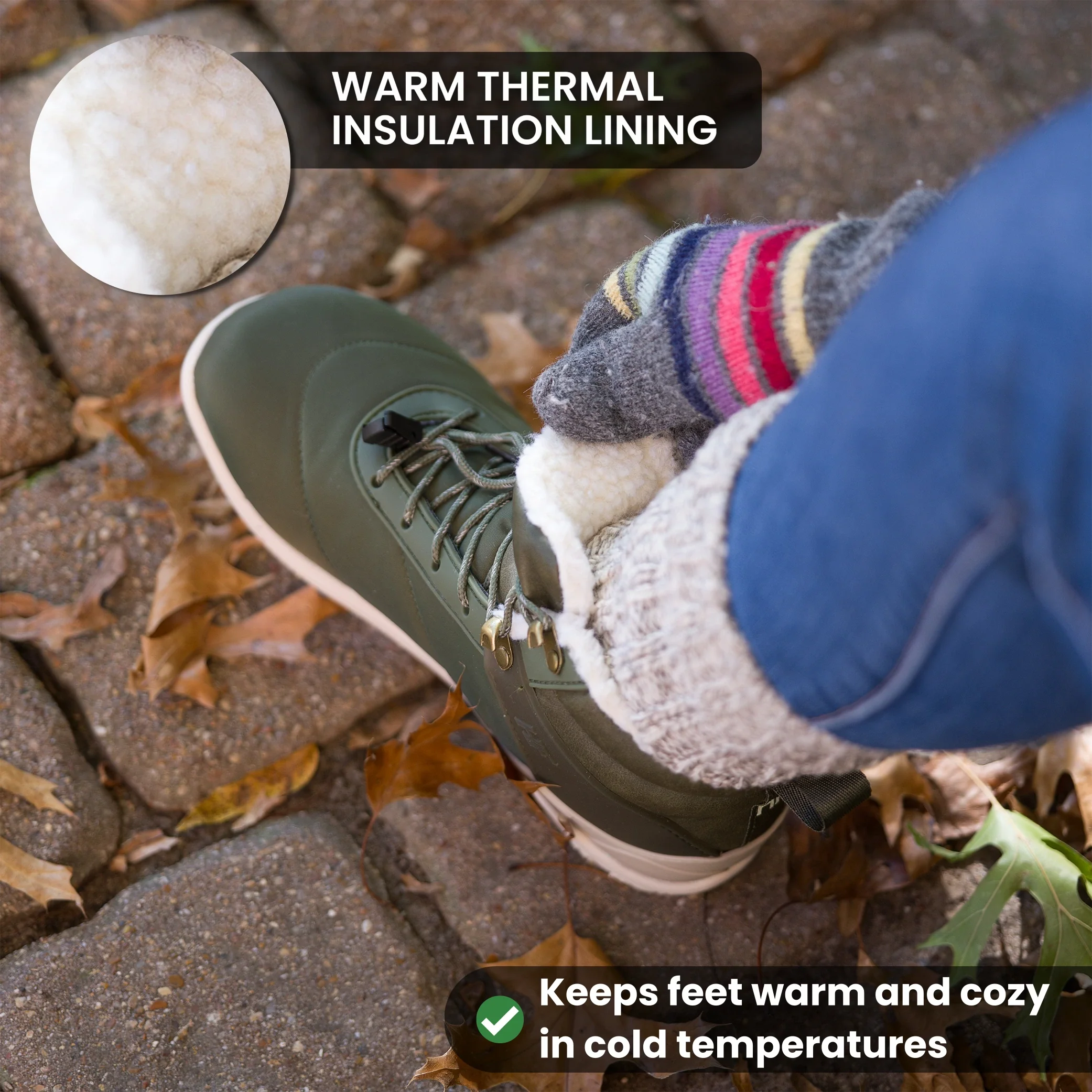 HF Azura – Ergonomic & Supportive Winter Barefoot Shoes (Unisex) - 图片 8