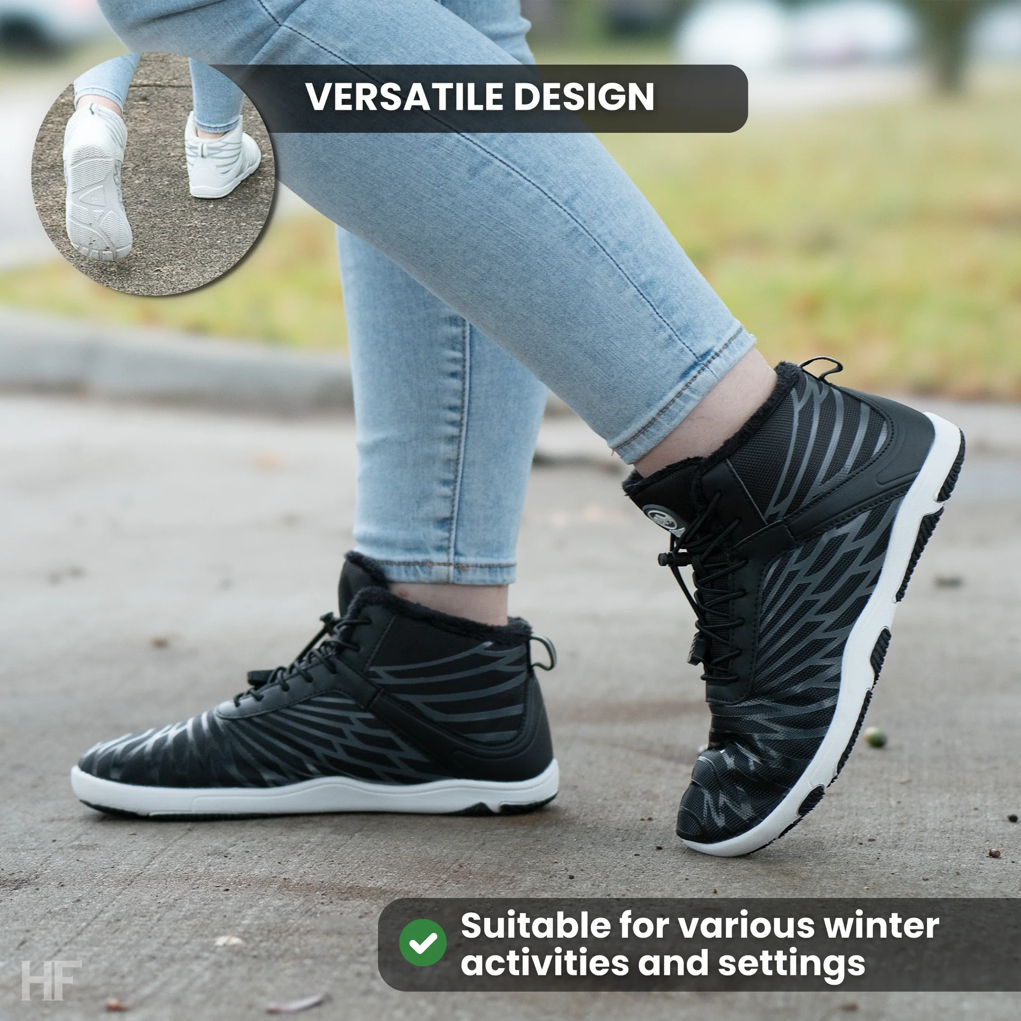 Lorax Winter – Ergonomic & Supportive Winter Barefoot Shoes (Unisex) - 图片 9