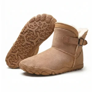 [NEW] Cozely - Women's Fur-Lined & Ergonomic Barefoot Shoes